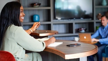 woman-working-at-david-lloyd-lounge