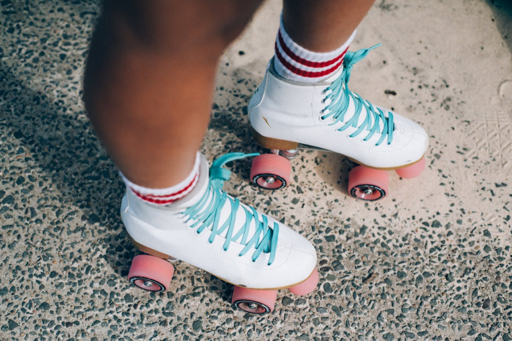 A pair of roller skates.