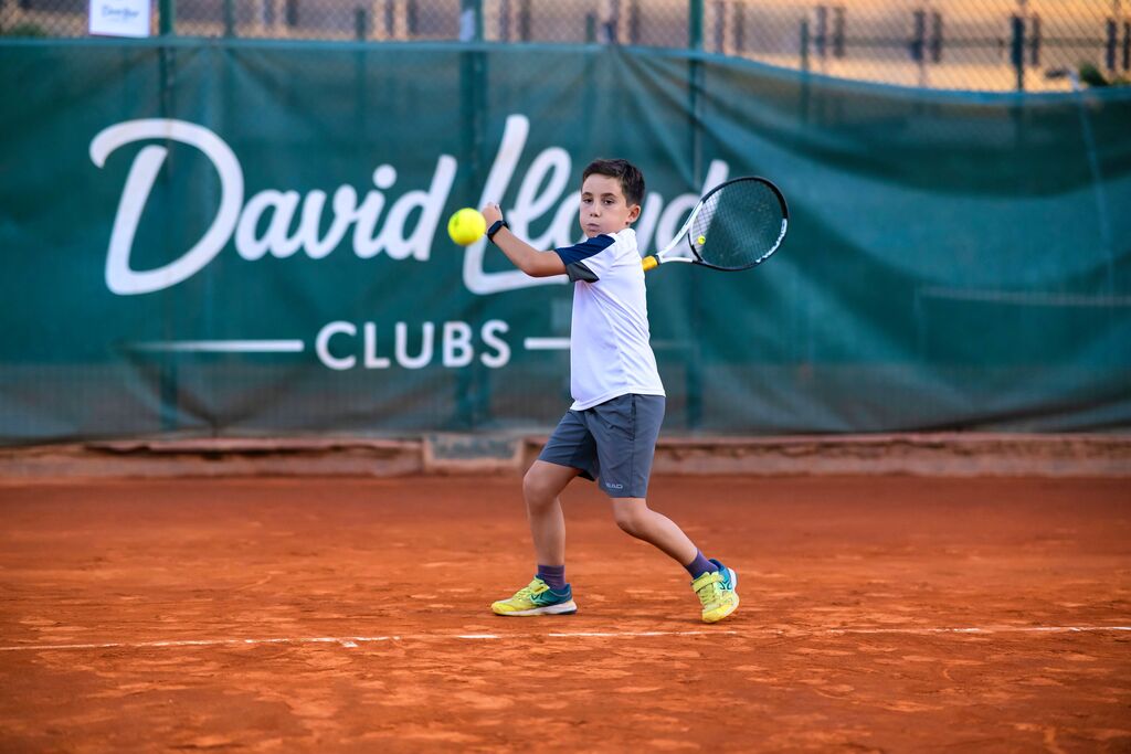 Clase de tenis en David Lloyd Turó