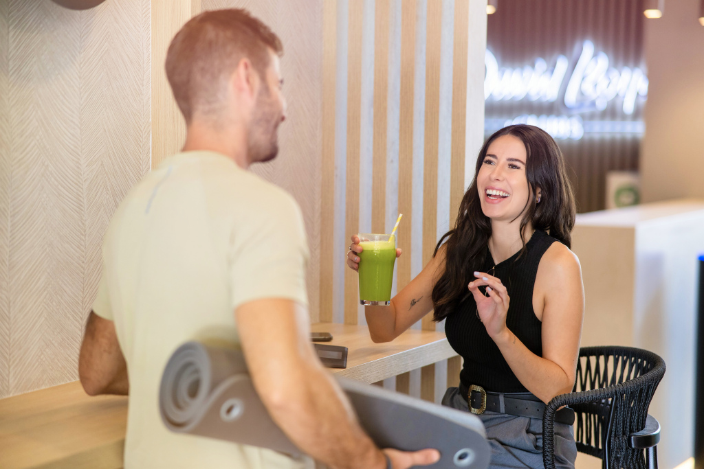 Zona coworking en David Lloyd Gavà Mar