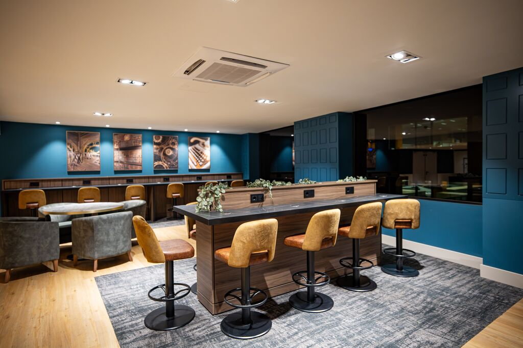Zona de teletrabajo en David Lloyd Serrano